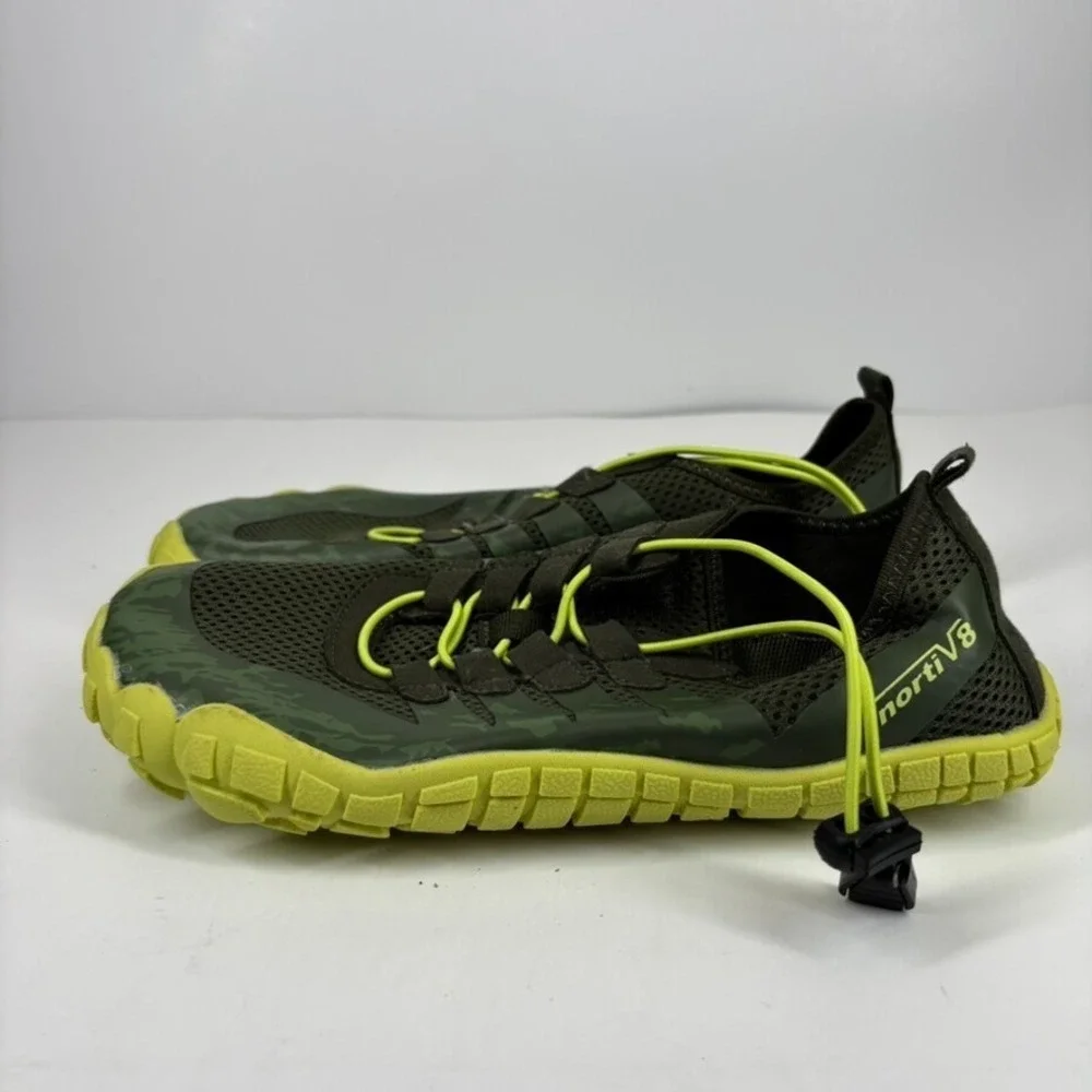 NORTIV‎ 8 Big Kids Youth Size 5 Army Green Barefoot Quick-Dry Water Aqua Shoes